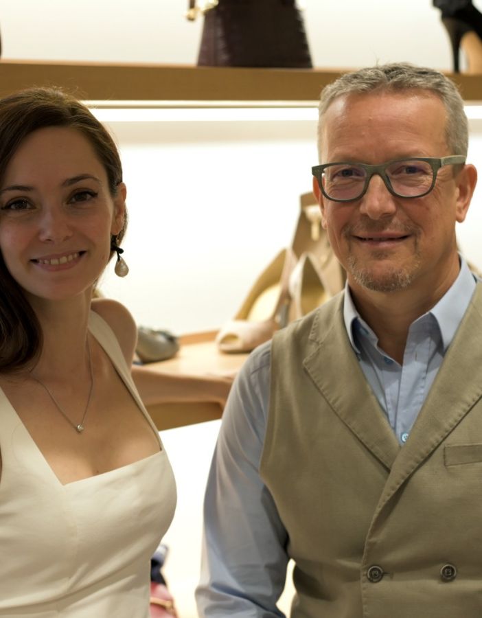 Enrico Cellerino insieme alla nostra Elena Zoja