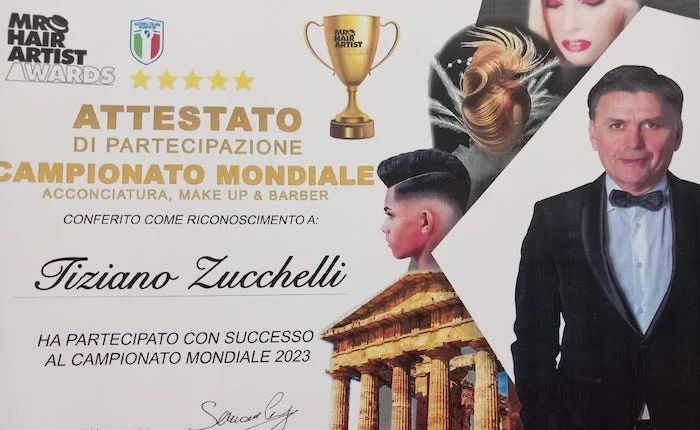 Mondiali di acconciatura, make up e barberia: nei primi dodici c'è anche &quot;Tiziano Style&quot; di Germignaga