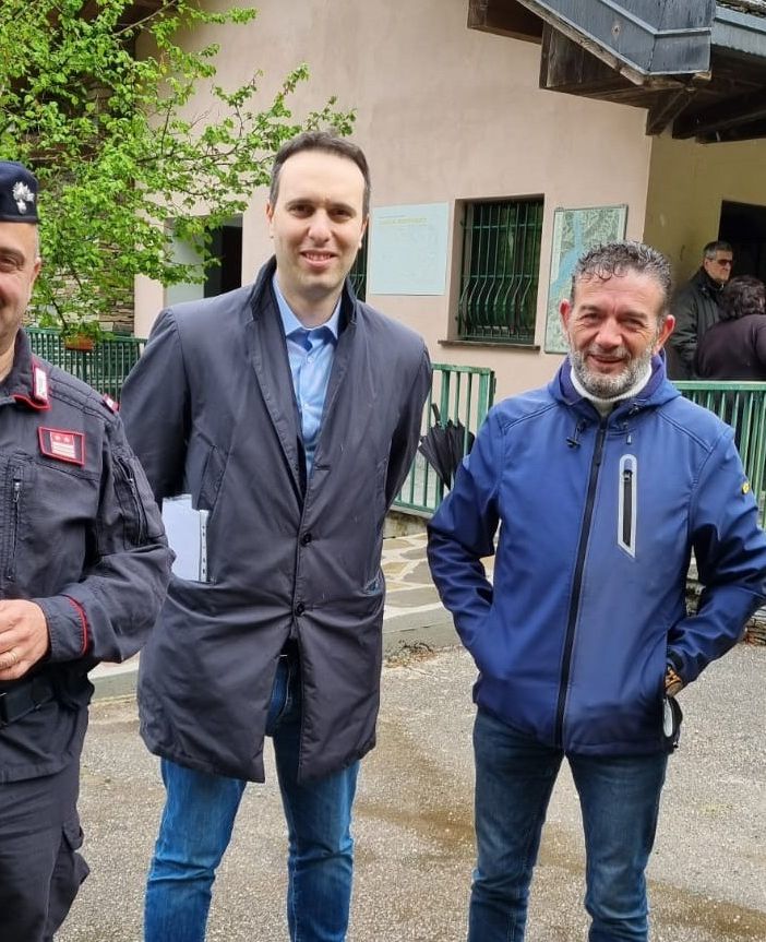 Il sopralluogo di questa mattina alla Funivia di Monteviasco