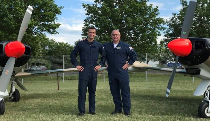 I piloti acrobatici Ralf e Nico Niebergall