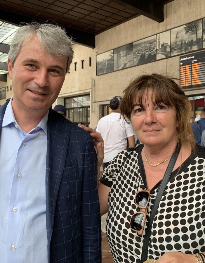 Il sindaco Galimberti incontra Patrizia Testa a Firenze, dove c'è la sede della Lega Pro...