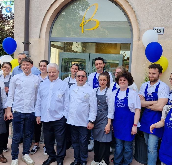 FOTO e VIDEO - A Tradate nasce un gelato buono &quot;alla seconda&quot;. Conquistato anche Iginio Massari