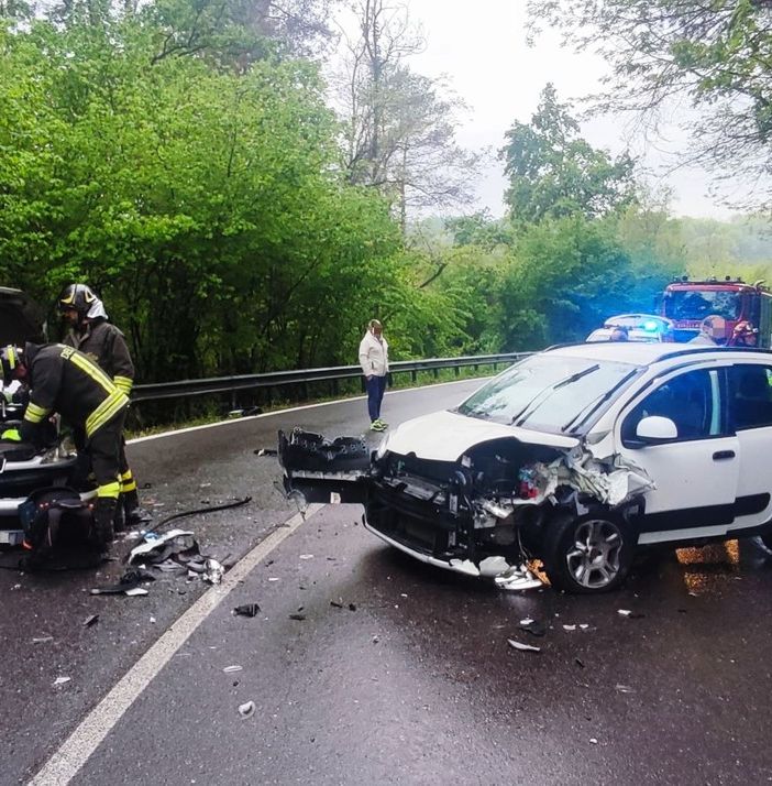 I soccorritori sul luogo dell'incidente