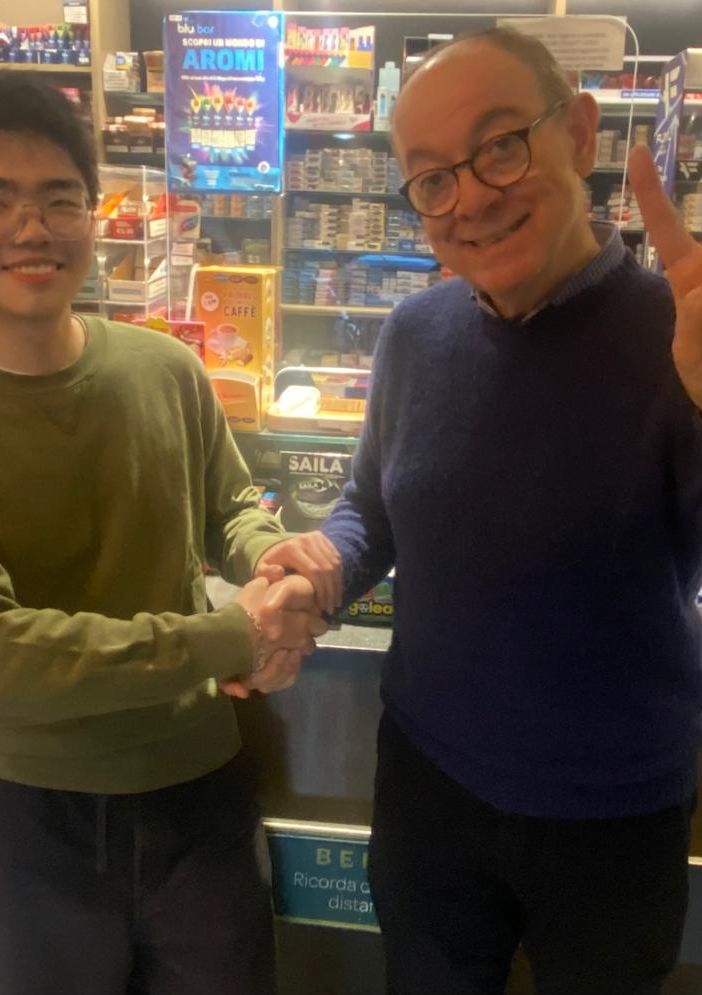 Il passaggio di consegne tra Francesco Montonati e Alessandro Chen