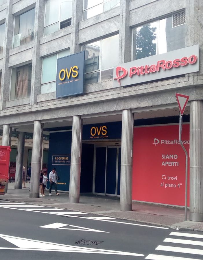 Ristrutturazione completata. Riapre l'Ovs di piazza Monte Grappa
