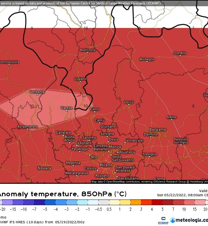 Weekend africano a 32 gradi: vacillerà il record storico di caldo a maggio. Da lunedì e soprattutto martedì temporali violenti