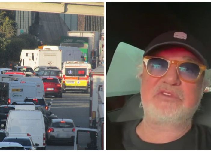 Caos con 25 chilometri di coda in Liguria, lo sfogo di Briatore: «E' uno scandalo, si fa in tempo a morire»