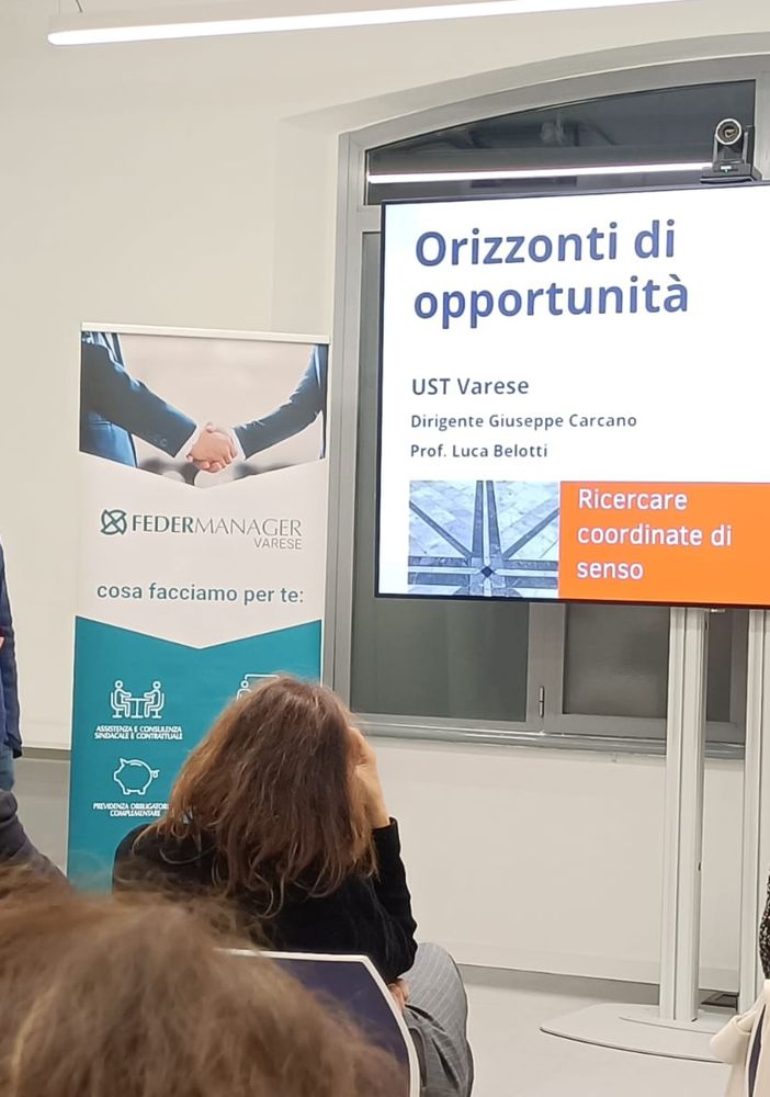 Tra i temi affrontati questa sera durante l'incontro organizzato dal Gruppo Federmanager Minerva di Varese, il professor Luca Belotti ha proposto l'orientamento e la didattica orientativa