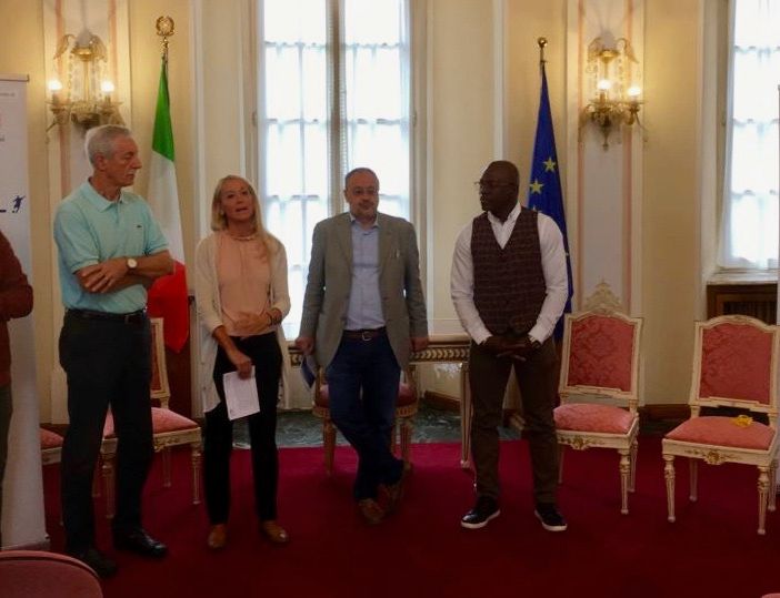 La presentazione della corsa è avvenuta a Palazzo Estense, sede del Comune di Varese