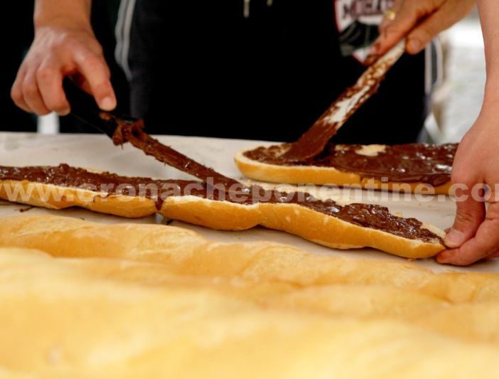 A Verbania un panino alla nutella lungo 150 metri