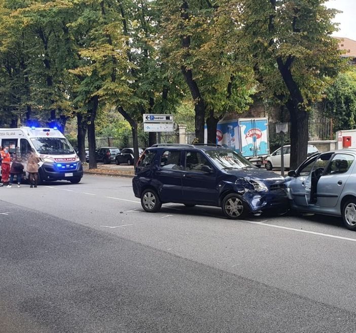 Il luogo del tragico incidente di ieri sera in via Rovereto a San Fermo