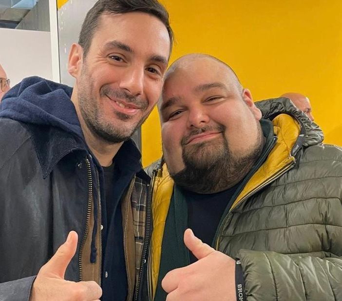 Luca Marinaci del Bosisio al congresso di Identità Golose insieme allo chef influencer Daniele Rossi