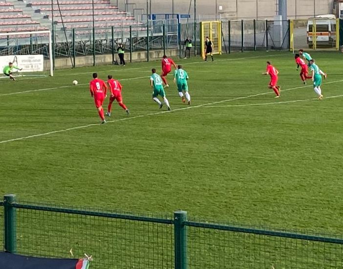 Il rigore di Calmi del 2-0