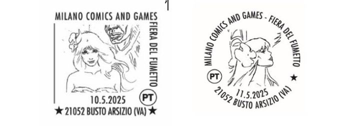Poste Italiane: due speciali annulli per Milano Comics&amp;Games
