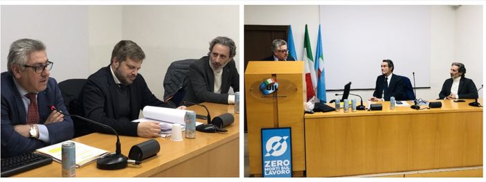 L'incontro alla Uil Lombardia con Majorino e Fontana (il 2 febbraio sarà la volta di Letizia Moratti)