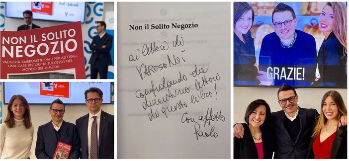 VIDEO. Non il solito negozio: il libro di Paolo Ambrosetti racconta novant'anni di commercio e passione guardando al futuro
