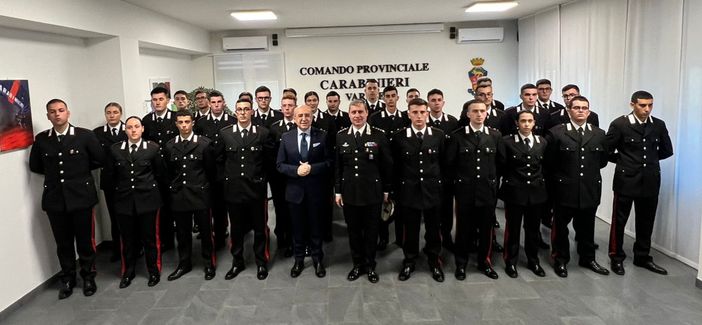 La presentazione dei nuovi carabinieri in servizio in provincia di Varese La presentazione dei nuovi carabinieri in servizio in provincia di Varese