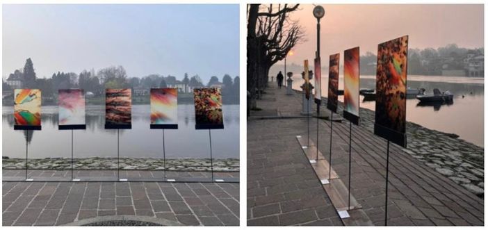 Alessandro Puccia e quei suggestivi "riflessi" d'acqua in mostra sul lungofiume di Sesto Alessandro Puccia e quei suggestivi "riflessi" d'acqua in mostra sul lungofiume di Sesto