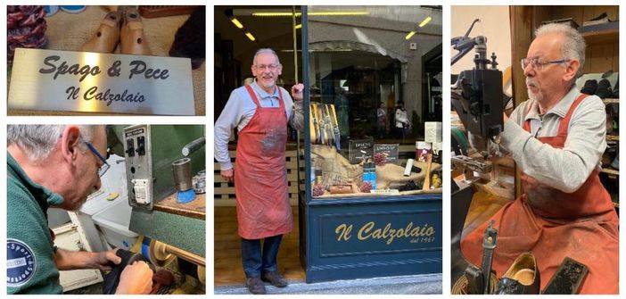 Spago &amp; Pece e... passione: dal 1961 le scarpe varesine le ripara Antonio