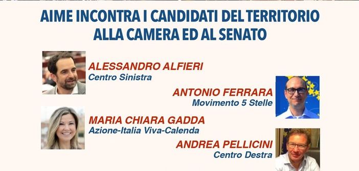 Aime incontra i candidati del territorio: confronto all'americana in piazza Monte Grappa