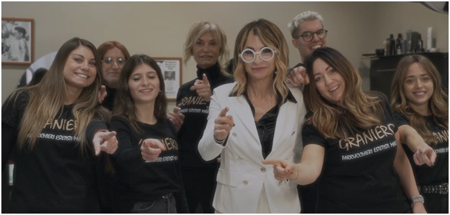 Lo staff dell'azienda Graniero Parrucchieri Estetisti di Varese che si è aggiudicata il Wedding Award 2023