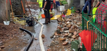Foto realizzate dalla Protezione Civile di Cuasso al Monte