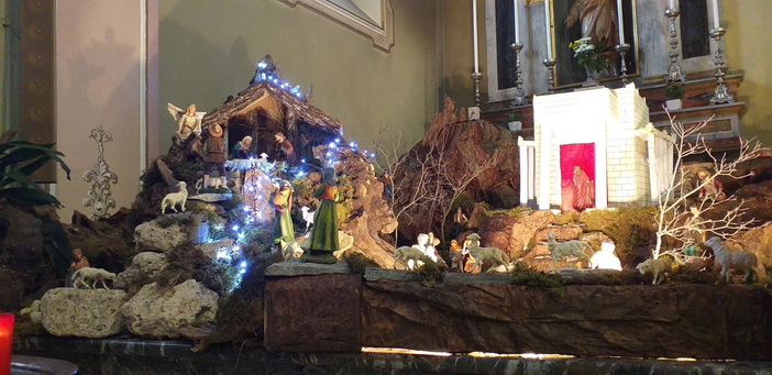 Uno dei presepi allestiti a Cuvio Uno dei presepi allestiti a Cuvio