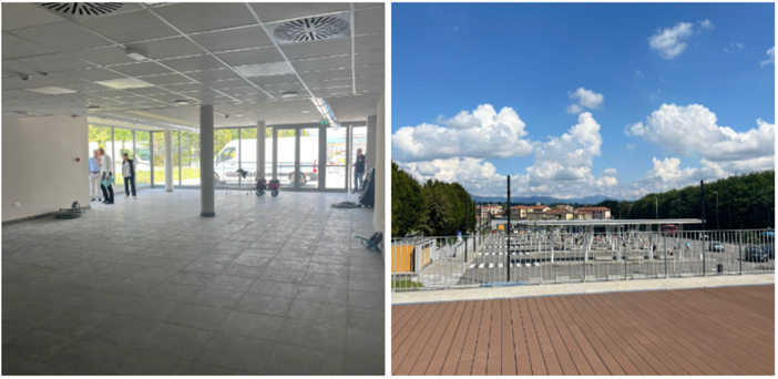 L'edificio di piazzale Kennedy dove apriranno nuovo bar e biglietterie