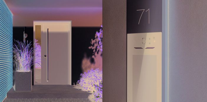 BTicino presenta il nuovo videocitofono  da esterno connesso  Linea 5000 with Netatmo