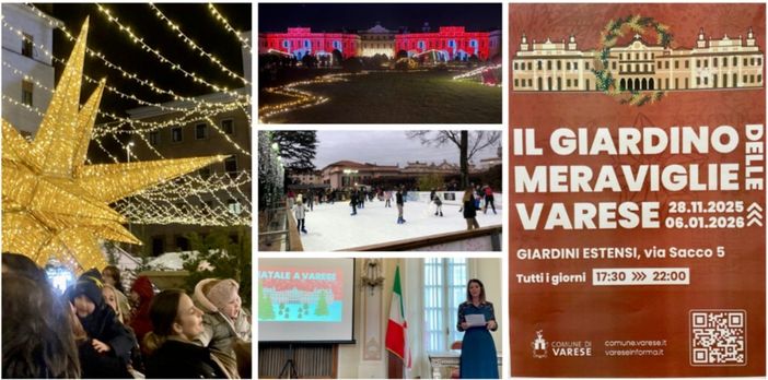 Tutto pronto per l'accensione natalizia di Varese