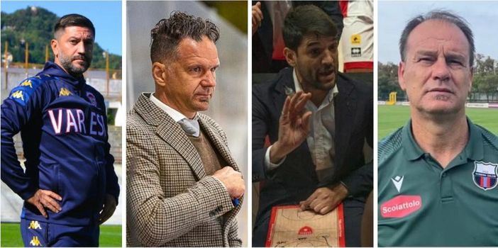 Floris, Glavic, Mandole, Spilli: gli allenatori di Varese, Mastini, Openjobmetis e Varesina impegnati in tre sfide durissime e in una gara trappola come Varese-Saluzzo Floris, Glavic, Mandole, Spilli: gli allenatori di Varese, Mastini, Openjobmetis e Varesina impegnati in tre sfide durissime e in una gara trappola come Varese-Saluzzo