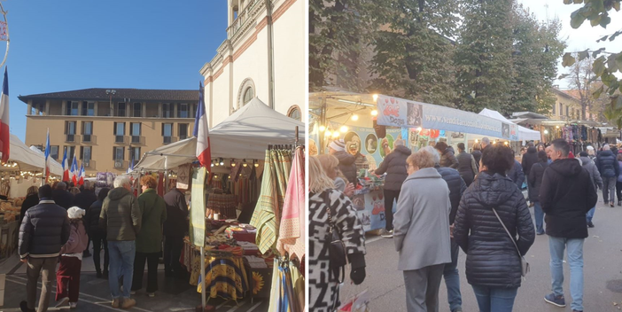 Una domenica col pienone tra le bancarelle. Ora Busto si proietta sul Natale Una domenica col pienone tra le bancarelle. Ora Busto si proietta sul Natale