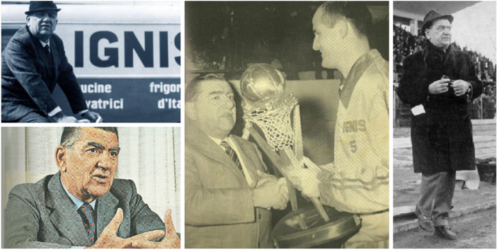 Elettrodomestici, canestri, gol... Giovanni Borghi, nato a Milano il 14 settembre 1910 e scomparso a Comerio il 25 settembre 1975, è il simbolo della più felice stagione dell'imprenditoria italiana Elettrodomestici, canestri, gol... Giovanni Borghi, nato a Milano il 14 settembre 1910 e scomparso a Comerio il 25 settembre 1975, è il simbolo della più felice stagione dell'imprenditoria italiana