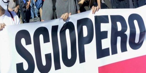 Sciopero generale il 16 dicembre. Possibili disagi per il servizio idrico