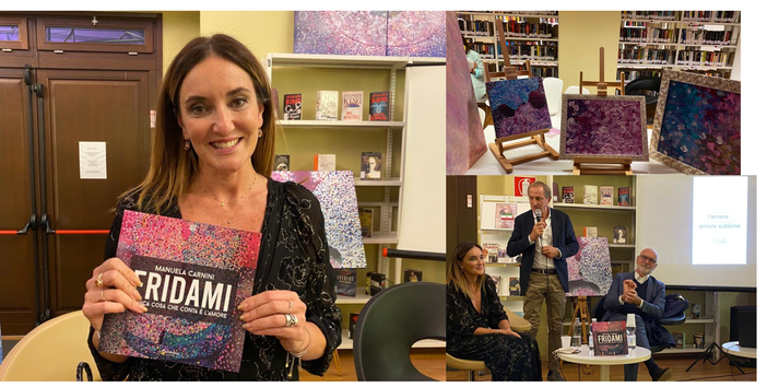 Dall'arte al libro, Manuela Carnini nella sua Busto: «Ciò che conta è l’amore»