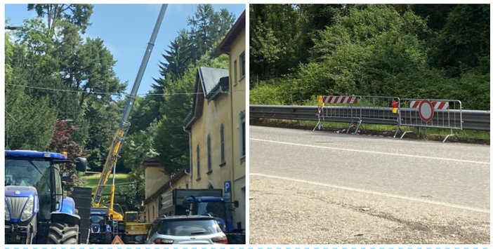 Maltempo, il giorno dopo. Riaperta via Peschiera, autogrù per liberare via Walder