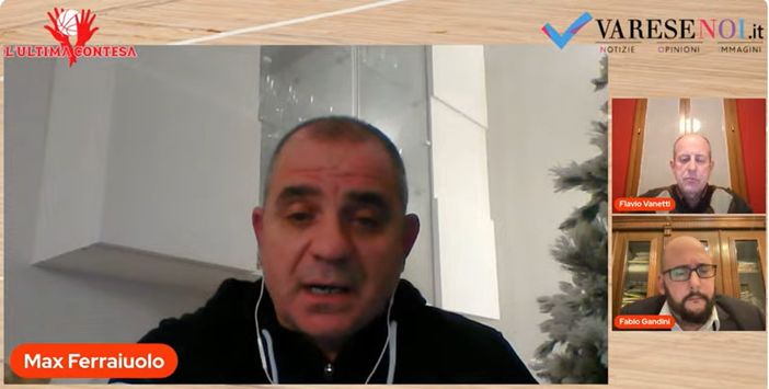 Max Ferraiuolo, ospite ieri sera de L'Ultima Contesa