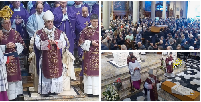 L'arcivescovo di Milano, monsignor Mario Delpini, ha celebrato in San Vittore a Varese il funerale dell'ex prevosto "buono" don Peppino Maffi