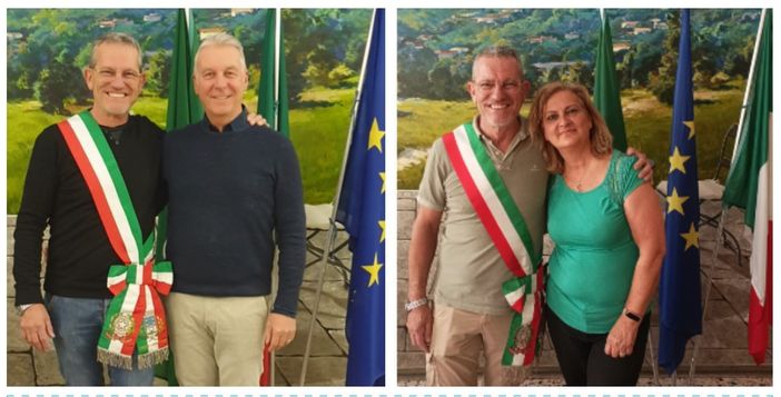 Il sindaco di Biandronno Massimo Porotti ha voluto ringraziare i due dipendenti comunali andati in pensione