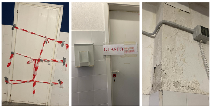 Un tuffo nell'incuria: «La piscina di via Copelli è fatiscente. Non ci sentiamo sicuri a far allenare qui i nostri figli» Un tuffo nell'incuria: «La piscina di via Copelli è fatiscente. Non ci sentiamo sicuri a far allenare qui i nostri figli»