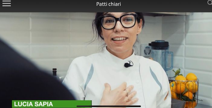 Lucia Sapia nell'intervista a "Patti Chiari"