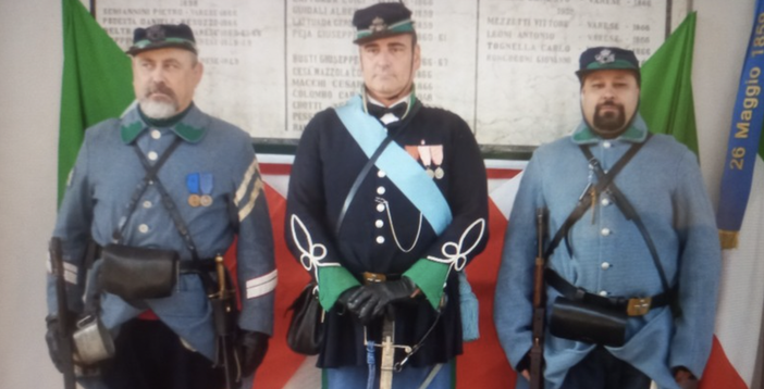 Varese per l'Italia al cimitero di Giubiano per commemorare i Caduti varesini delle Guerre d'Indipendenza