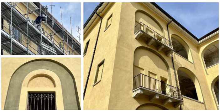 L'ex caserma Garibaldi inizia a mostrare il suo nuovo volto ai varesini: «Tra qualche giorno sarà visibile la facciata restaurata» L'ex caserma Garibaldi inizia a mostrare il suo nuovo volto ai varesini: «Tra qualche giorno sarà visibile la facciata restaurata»