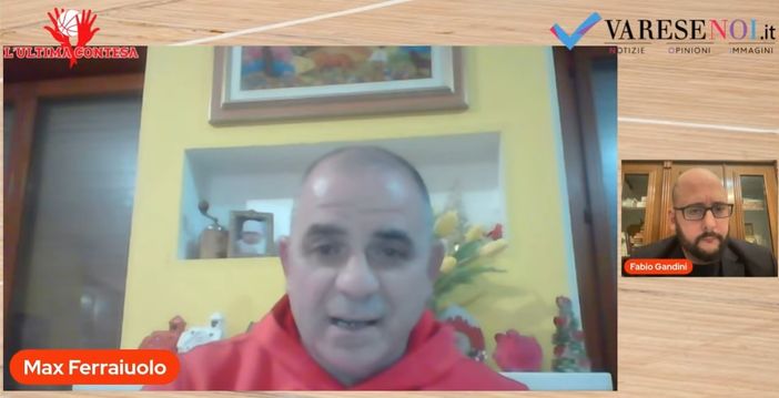 Max Ferraiuolo, ospite ieri sera de L'Ultima Contesa Max Ferraiuolo, ospite ieri sera de L'Ultima Contesa