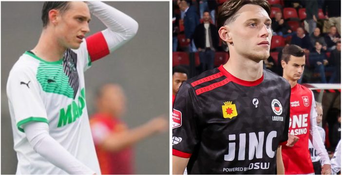 Seb Loeffen, 21 anni, quasi 1 metro e 90, olandese, giovanili del Psv e, poi, del Sassuolo (campione d'Italia con la Primavera e miglior difensore della Viareggio Cup), torna in Italia alla Varesina dopo un anno in patria all'Excelsior Rotterdam (foto tratte dal profilo ufficiale del Sassuolo e dell'Excelsior Rotterdam)