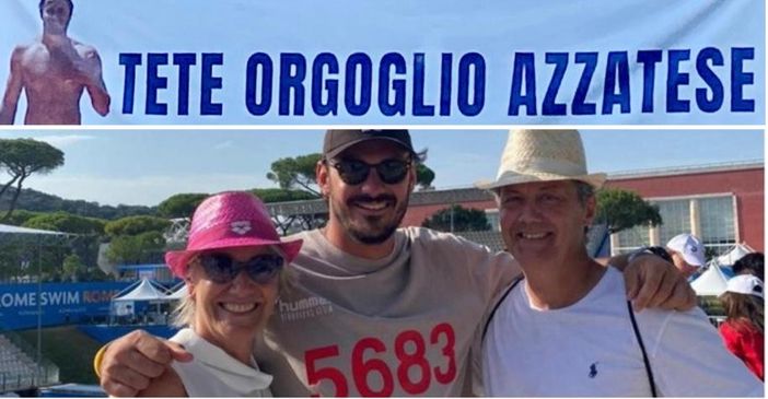 Alessandra Pirola, a sinistra, e Samuele Martinenghi, a destra. In mezzo Jacopo, fratello di Nicolò Alessandra Pirola, a sinistra, e Samuele Martinenghi, a destra. In mezzo Jacopo, fratello di Nicolò