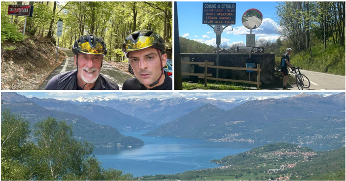 Martino Caliaro è tornato sul  suo Cuvignone insieme allo zio Stefano che glielo ha fatto scoprire 25 anni fa, una scalata nella natura tra panorami unici