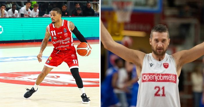 Keifer Sykes e Giancarlo Ferrero: finale scudetto per loro Keifer Sykes e Giancarlo Ferrero: finale scudetto per loro