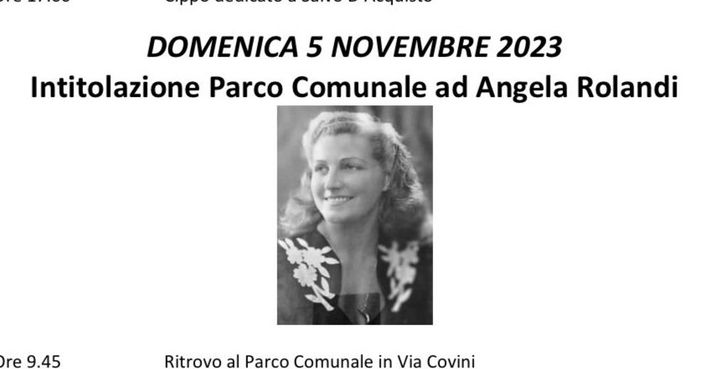 Alla memoria di Angela Rolandi verrà intitolato un parco di Lavena Ponte Tresa