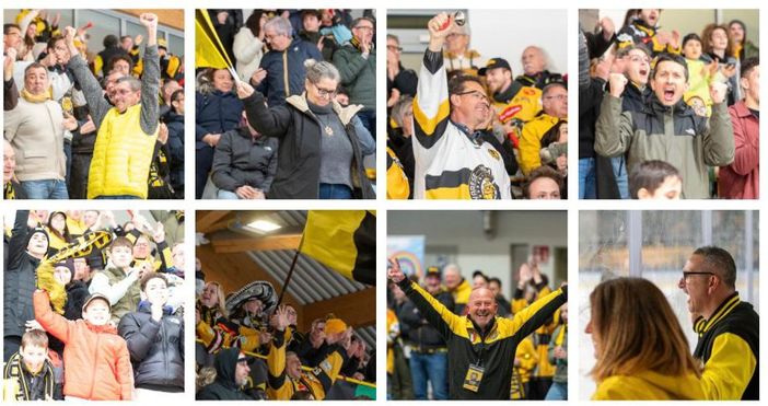 Il Varese è in finale: esplode la festa all'Acinque Ice Arena (foto Alessandro Umberto Galbiati)